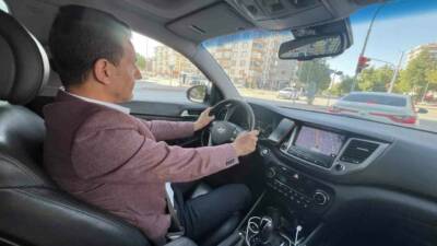 Hava sıcaklıkları artarken, yola çıkan sürücüleri direksiyon başında sıcak hava