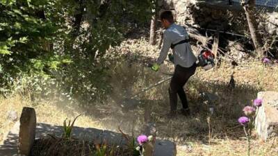 Şırnak Belediyesi, Kurban Bayramı öncesinde vatandaşların mezarlık ziyaretlerini daha düzenli