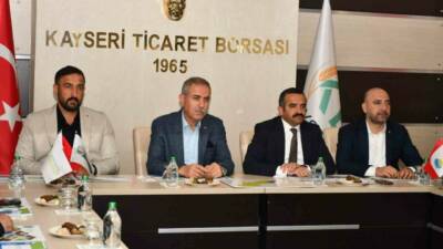 Kayseri Valiliği ve Ticaret Borsasının ev sahipliğinde kente gelen Sivas
