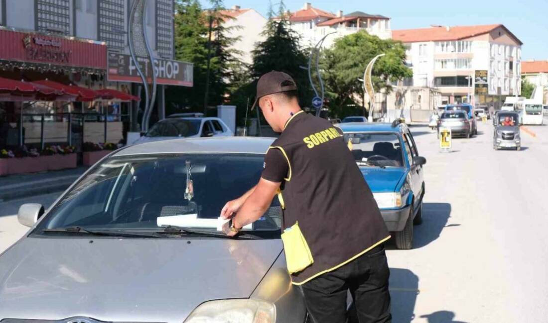 Sorgun Belediyesi, şehir içi trafik akışını rahatlatmak ve düzensiz parkın