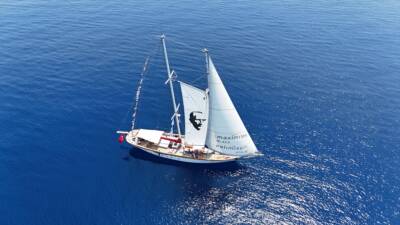 MUĞLA (AA) – Cumhuriyet’in ilk yelkenli okul gemisi STS Bodrum,