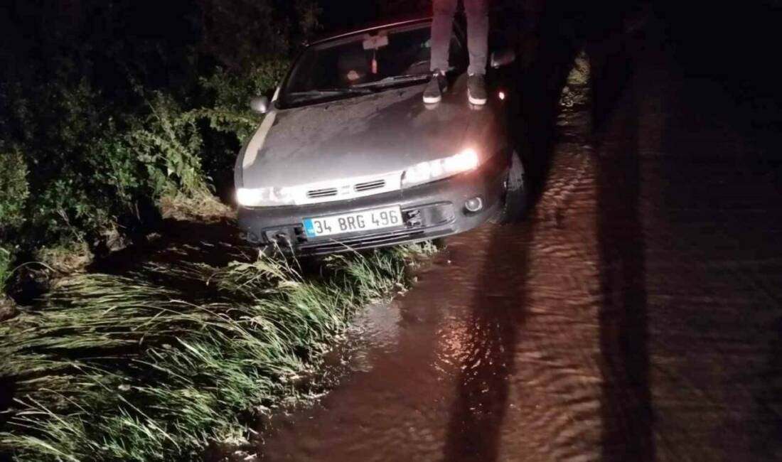 Kastamonu’nun Daday ilçesinde su borusunun patlaması neticesinde akıntıya kapılarak sürüklenen