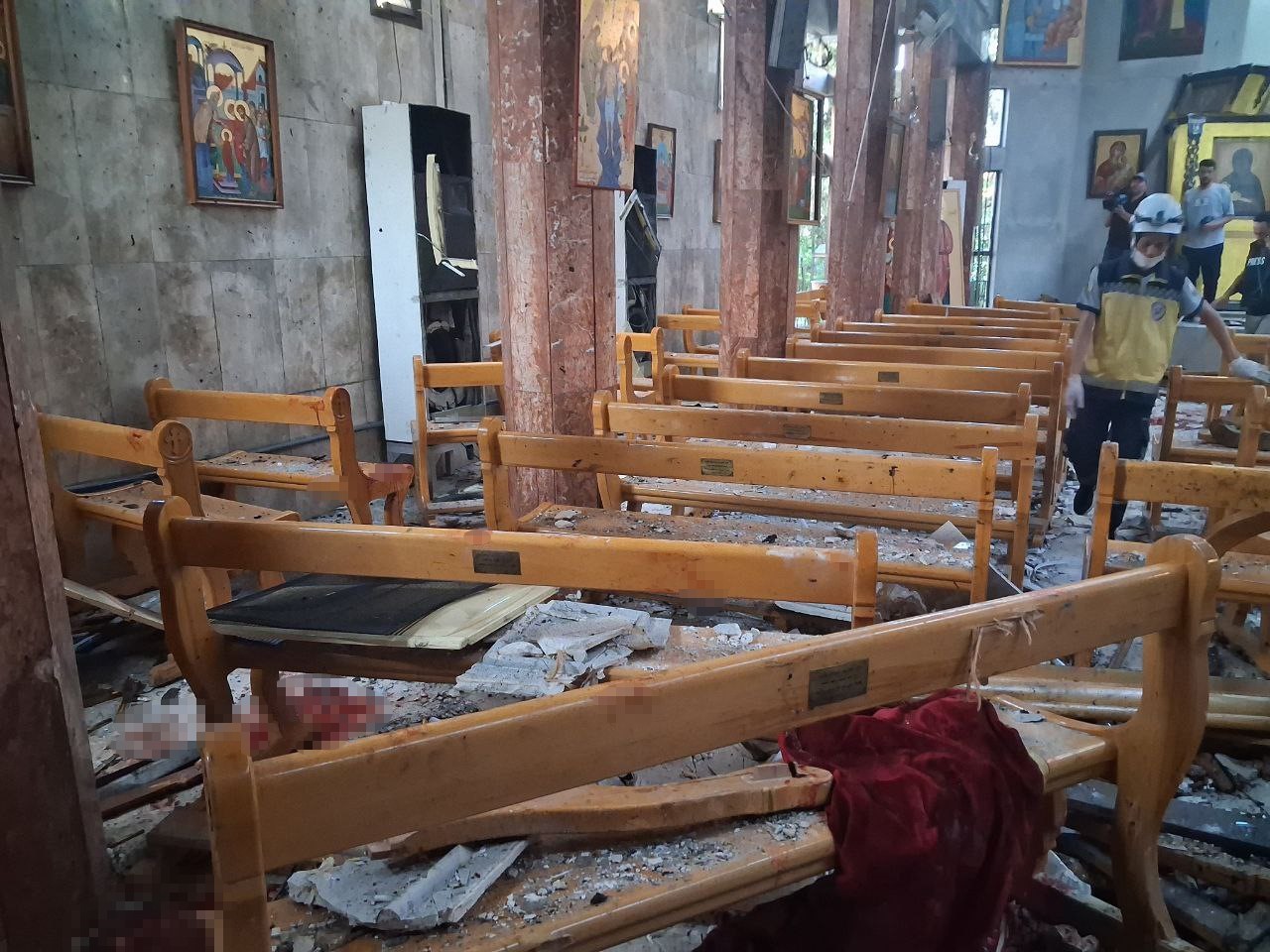 Suriye’nin başkenti Şam’da bulunan bir kiliseye bombalı intihar saldırısı düzenlendi.