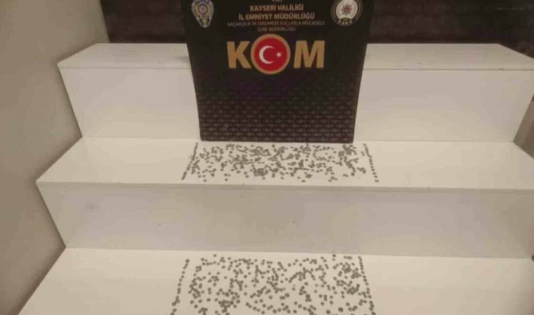 Kayseri’de polis ekipleri tarafından yapılan çalışmalarda, tarihi eser satışı yapacakları