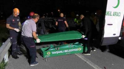 Kütahya’nın Tavşanlı ilçesinde iki aracın çarpışmasıyla meydana gelen trafik kazasında