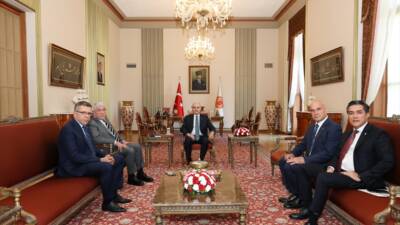 TBMM (AA) – TBMM Başkanı Numan Kurtulmuş, İYİ Parti Genel