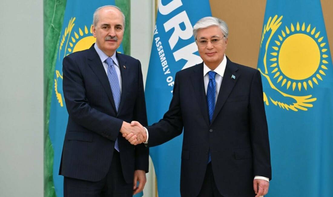Türkiye Büyük Millet Meclisi (TBMM) Başkanı Numan Kurtulmuş, Kazakistan Cumhurbaşkanı