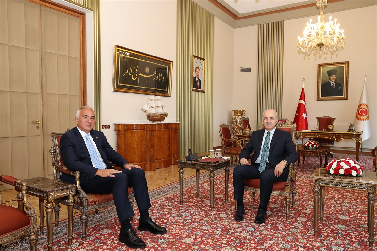 TBMM (AA) – TBMM Başkanı Numan Kurtulmuş, Kültür ve Turizm
