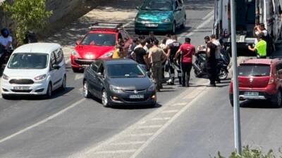 TEKİRDAĞ (AA) – Tekirdağ’ın Çorlu ilçesinde otomobille çarpışan motosikletin sürücüsü