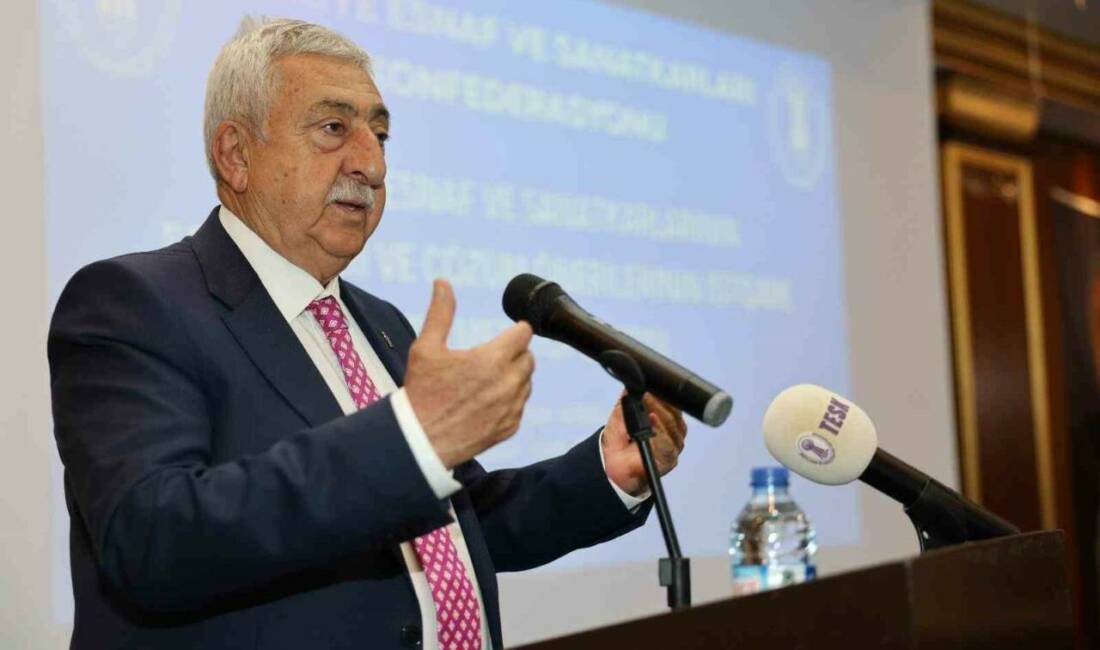 Türkiye Esnaf ve Sanatkârları Konfederasyonu (TESK) Genel Başkanı Bendevi Palandöken,