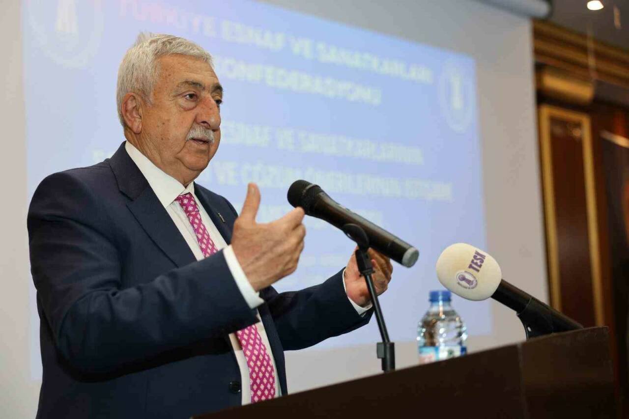 Türkiye Esnaf ve Sanatkârları Konfederasyonu (TESK) Genel Başkanı Bendevi Palandöken,