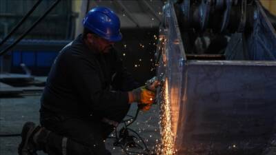 Sanayi, inşaat ve ticaret-hizmet sektörleri toplamında ücretli çalışan sayısı, nisanda