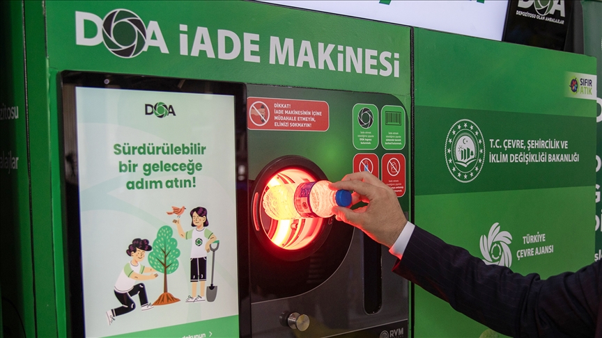 Sıfır Atık Projesi kapsamında hayata geçirilen "Depozito Yönetim Sistemi"nin Türkiye