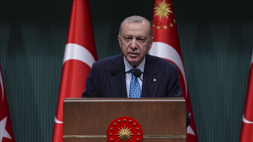 Cumhurbaşkanı Erdoğan, "Gayemiz, ülkemizi kalkındırmak, milletimizin ezeli ve ebedi kardeşliğine