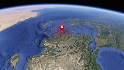 Akdeniz'de saat 02.17'de 5,8 büyüklüğünde deprem meydana geldi.
