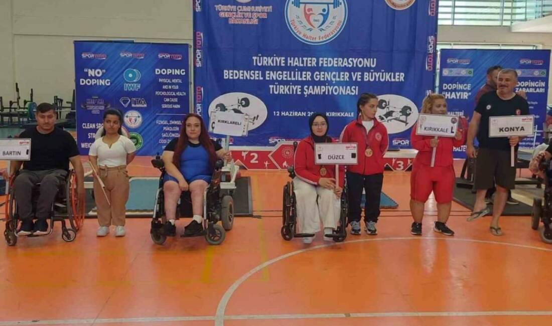 Bedensel Engelliler Büyükler-Gençler Halter Türkiye Şampiyonası’ndan Düzceli sporcular madalyalarla döndü.
