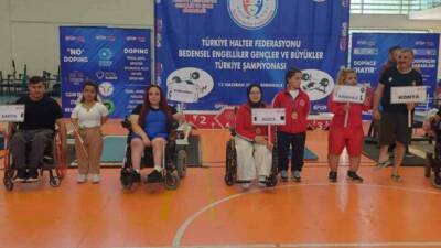 Bedensel Engelliler Büyükler-Gençler Halter Türkiye Şampiyonası’ndan Düzceli sporcular madalyalarla döndü.