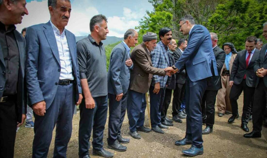 Hakkari Valisi Ali Çelik, Yüksekova ilçesine bağlı köy ve mezralarda