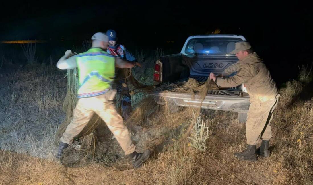Van’da jandarma ekipleri, Van Gölü’nde yaşayan ve üreme dönemi boyunca