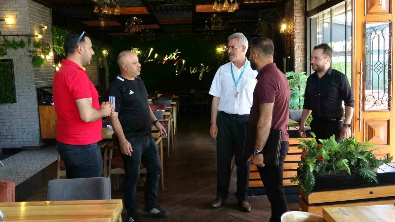 Van’da, Kars ve Hakkari’den gelen ekiplerle kafe ve restoranlarda çapraz