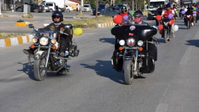 VAN (AA) – Van Moto Seyyahiler Kulübü öncülüğünde düzenlenen etkinlikte,