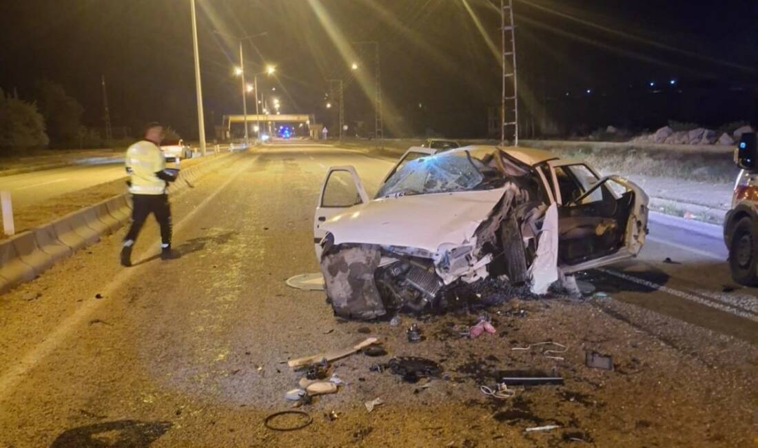 Van’ın Edremit ilçesinde otomobilin takla atması sonucu meydana gelen trafik