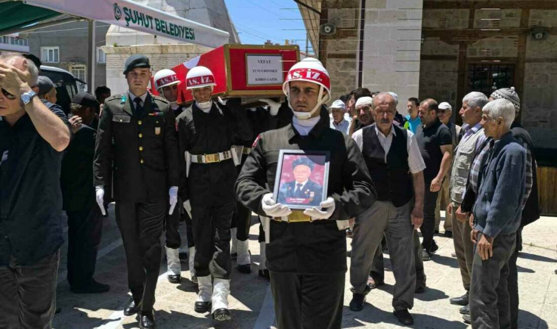 Afyonkarahisar’ın Şuhut ilçesinde vefat eden Kıbrıs Gazisi Yunus Dönmez düzenlenen