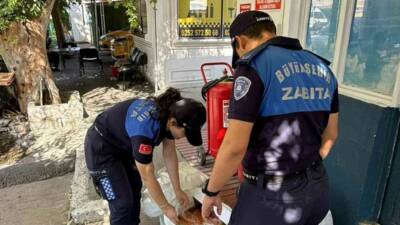 Muğla’nın Yatağan ilçesinde otogarda yapılan denetimlerde, etiketsiz ve üretim yeri