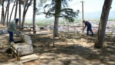 Yenipazar Belediyesi vatandaşların daha konforlu piknik yapabilmesi adına Çamlık Mesire