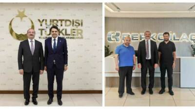 Atatürk Üniversitesi Rektörü Prof. Dr. Ahmet Hacımüftüoğlu Ankara temasları kapsamında