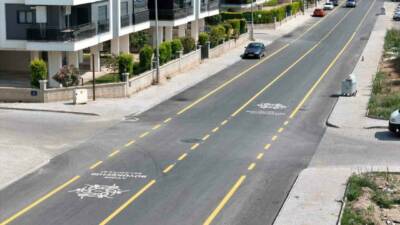 Aydın Büyükşehir Belediyesi yol yapım ve yenileme çalışmalarına devam ederken,