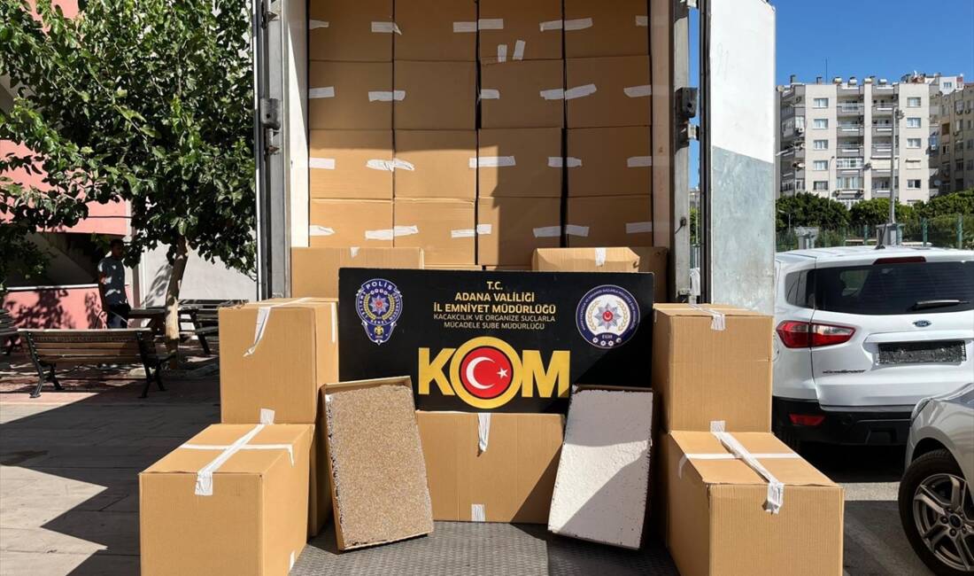 ADANA (AA) – Adana’da 5 milyon 87 bin makaron (filtreli