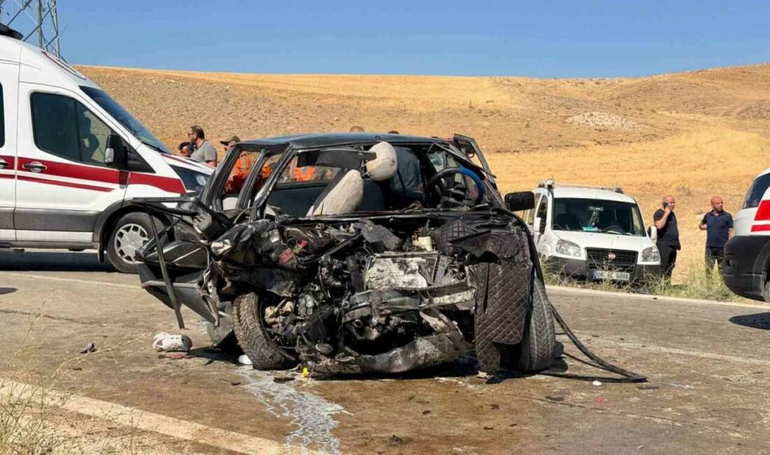 Ankara’nın Polatlı ilçesinde meydana gelen trafik kazasında iki araç kafa