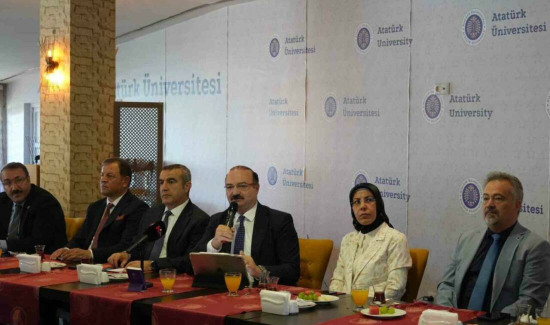 Atatürk Üniversitesi Rektör Prof. Dr. Ahmet Hacımüftüoğlu, yapılan çalışmalar sonucu