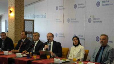 Atatürk Üniversitesi Rektör Prof. Dr. Ahmet Hacımüftüoğlu, yapılan çalışmalar sonucu