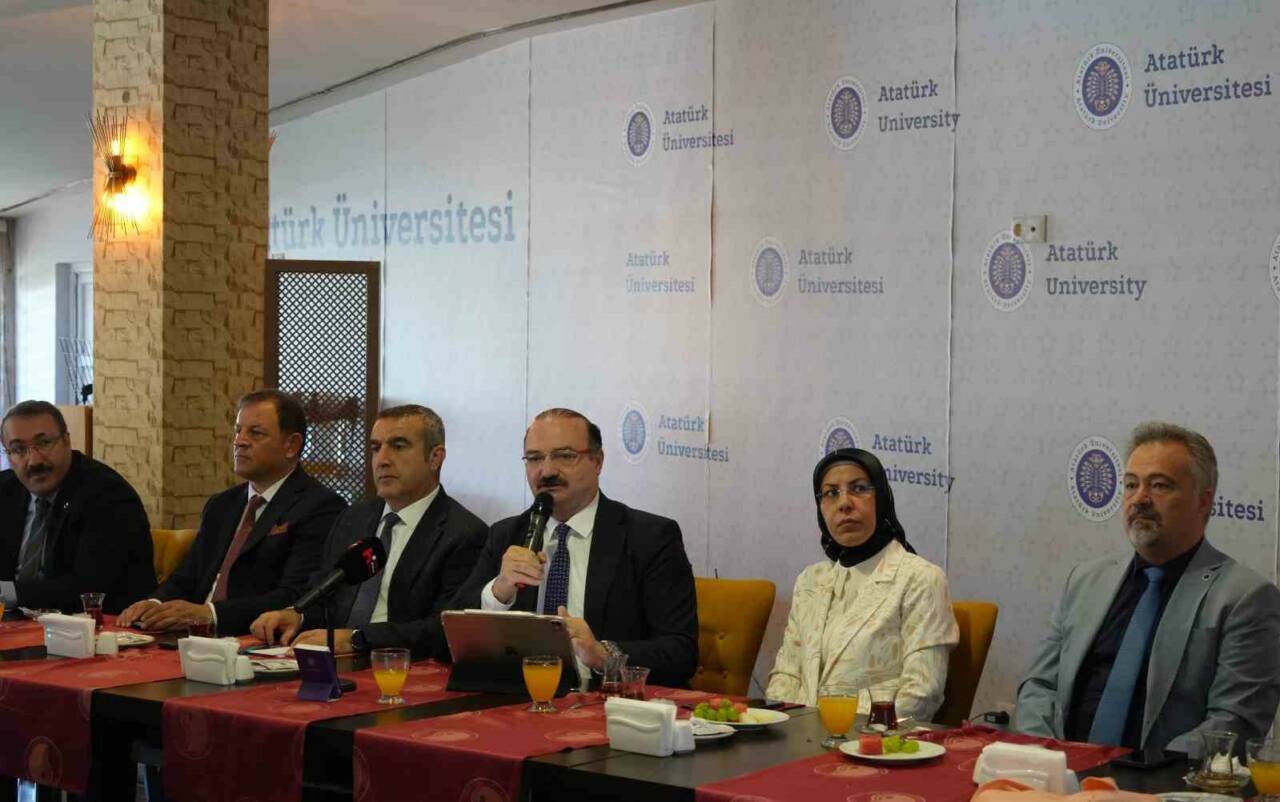 Atatürk Üniversitesi Rektör Prof. Dr. Ahmet Hacımüftüoğlu, yapılan çalışmalar sonucu