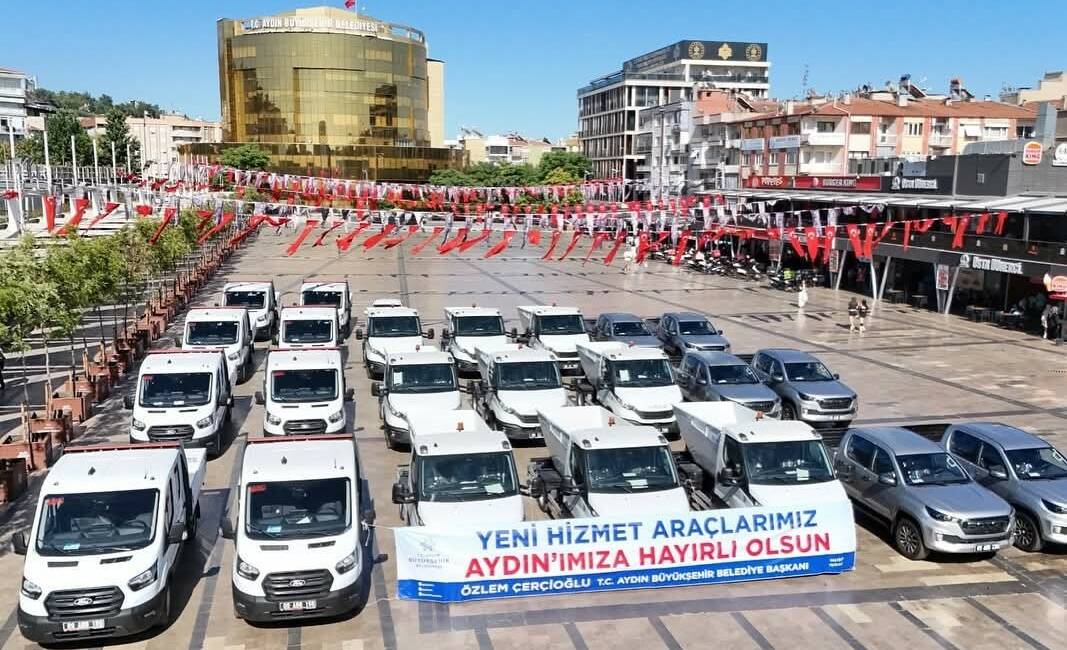Aydın Büyükşehir Belediyesi tarafından Bozdoğan Belediyesi’ne tahsis edilen hizmet aracı,