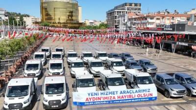 Aydın Büyükşehir Belediyesi tarafından Bozdoğan Belediyesi’ne tahsis edilen hizmet aracı,