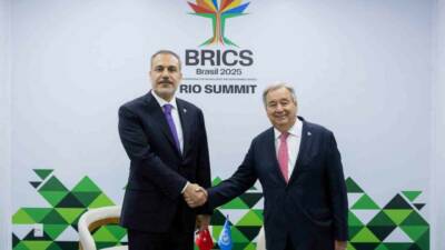 Dışişleri Bakanı Hakan Fidan, Brezilya’nın Rio de Janeiro kentinde düzenlenen