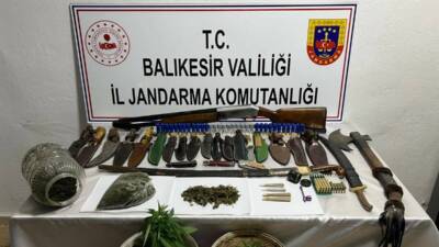Balıkesir İl Jandarma Komutanlığı ekiplerince, 6 ilçede düzenlenen operasyonlarda çeşitli