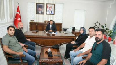 Patnos’a yeni atanan Kaymakam Burak Dertlioğlu’na, ilçedeki yerel ve ulusal