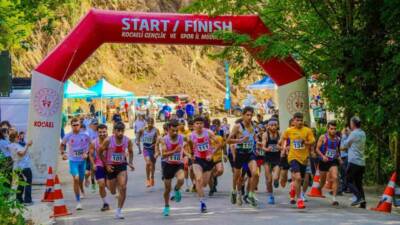 Kocaeli’de düzenlenen Dağ Koşuları Türkiye Şampiyonası İl Karmaları Arası Dağ