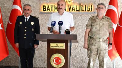 - Vali Ekrem Canalp:
- "Haziran ayında yapmış olduğumuz operasyonlarda 15