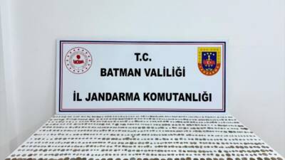 BATMAN (AA) – Batman’da jandarma ekiplerince düzenlenen tarihi eser kaçakçılığı