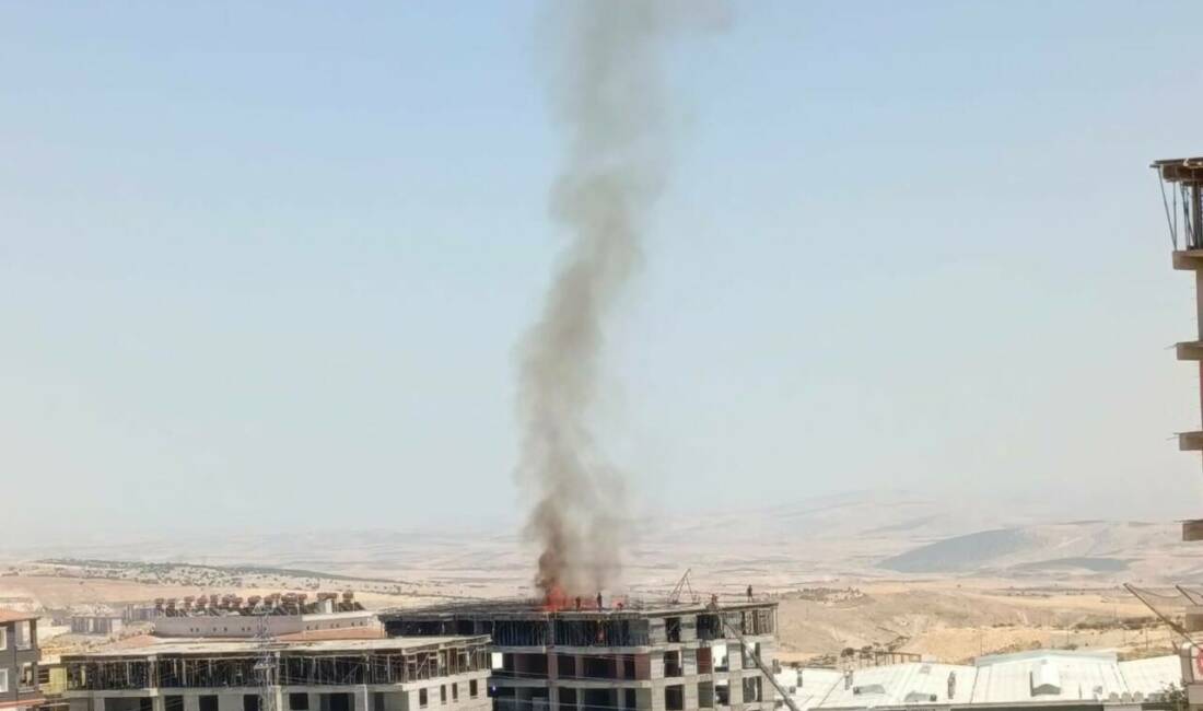 Adıyaman’ın Besni ilçesinde yapımı devam eden bir bina inşaatında çıkan