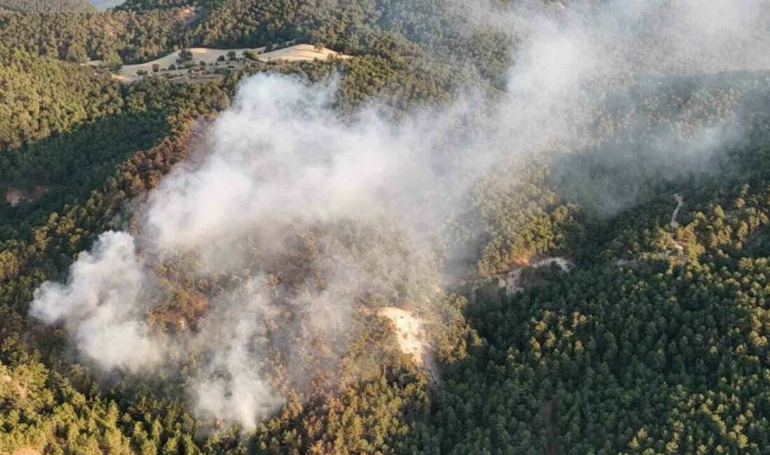 Bolu’nun Göynük ilçesinde ormanlık alanda çıkan yangın, büyük ölçüde kontrol