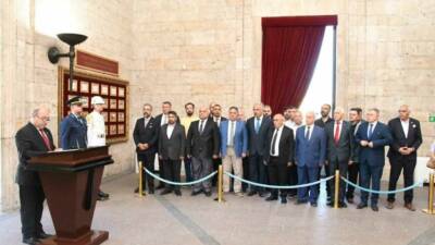 7 Temmuz Dünya Matbaacılar Günü kapsamında Ankara’da buluşan Matbaacılar Federasyonu’nun