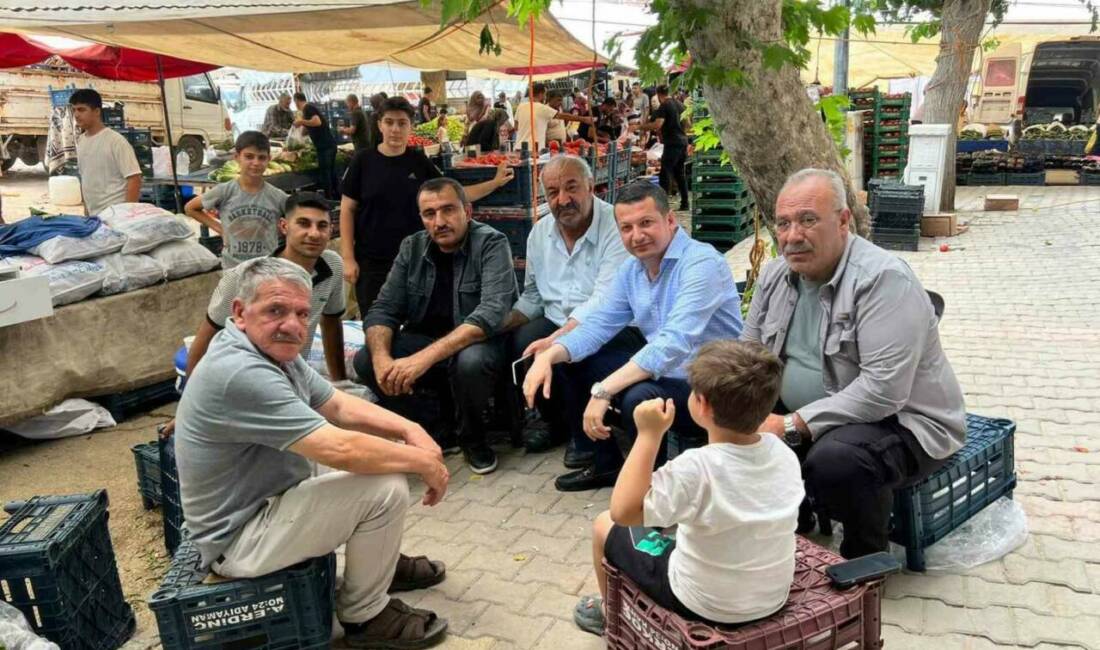 AK Parti Adıyaman Merkez İlçe Başkanı Mehmet Fatih Olgun, pazarcı