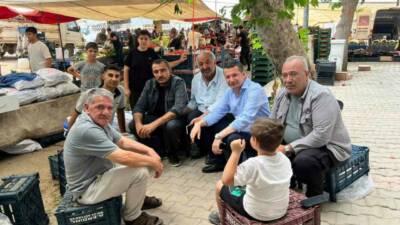 AK Parti Adıyaman Merkez İlçe Başkanı Mehmet Fatih Olgun, pazarcı