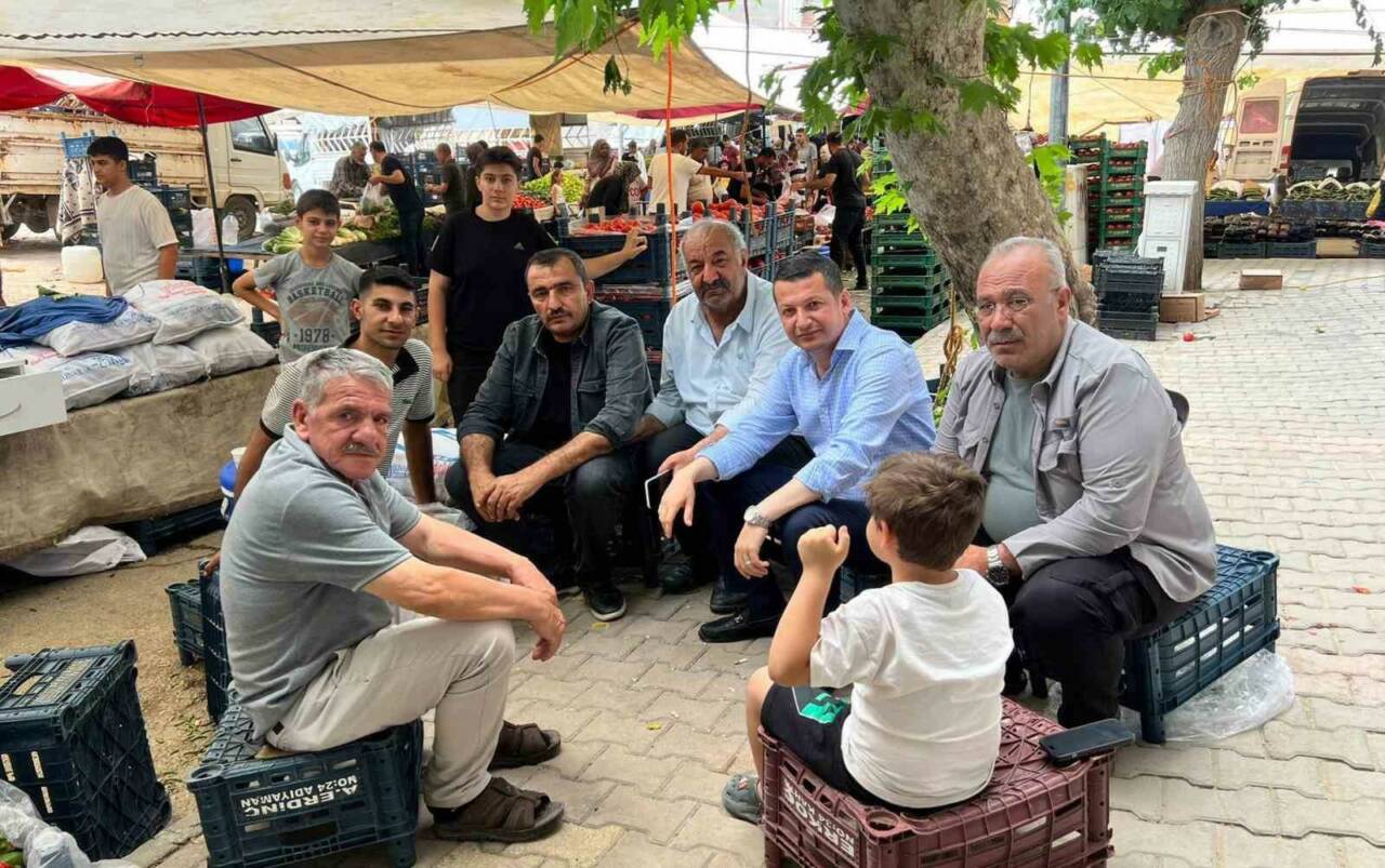 AK Parti Adıyaman Merkez İlçe Başkanı Mehmet Fatih Olgun, pazarcı